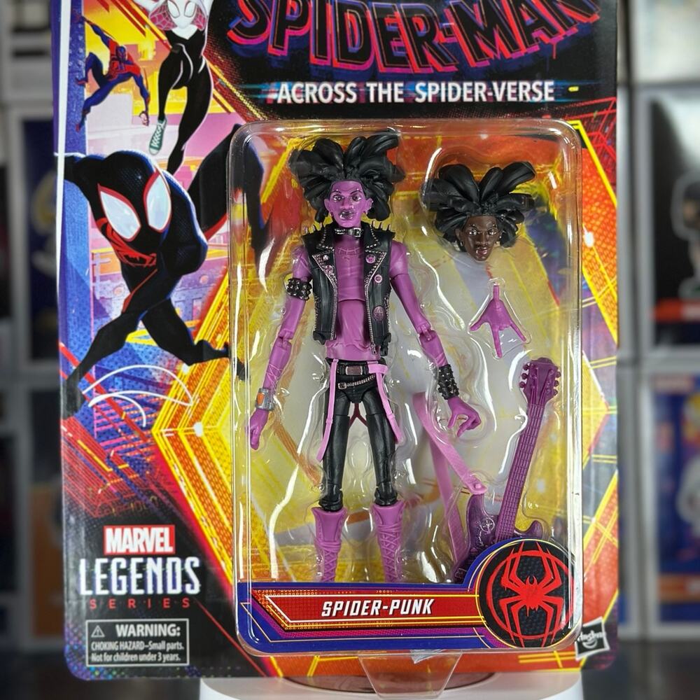 Spider-Man Across The Spider-Verse Marvel Legends Spider-Punk 6-Inch Action Fig